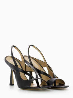 Sandali Lea In Nappa Glamour Nero