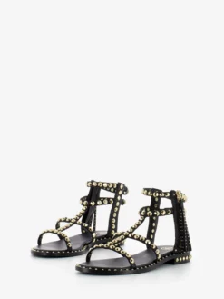 Ash Sandali Power Neri Borchie Ariel Gold -Negozio Birkenstock ash sandali power neri borchie ariel gold4
