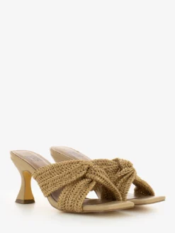 Bibi Lou Ciabatta Suzie Con Tacco Cuoio