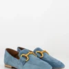 Bibi Lou Mocassini In Suede Sky Blue