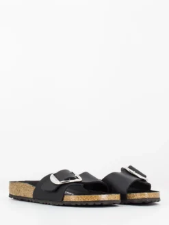 Birkenstock Madrid Big Buckle Nere