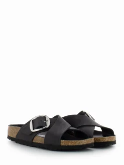Birkenstock Siena Big Buckle Black Oiled