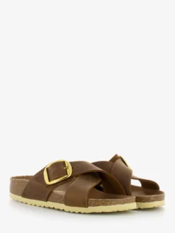 Birkenstock Siena Big Buckle Cognac Oiled