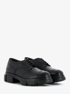 COPENHAGEN Scarpa A Coda Di Rondine Full-brogue Nero
