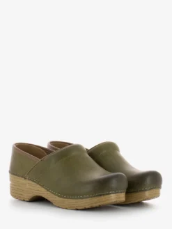 Dansko Professional Burnished Nubuck Green