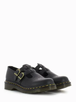 Dr. Martens 8065 Vegan Mary Janes Black Felix Rub Off
