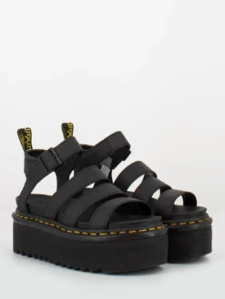 Dr. Martens Sandali Blaire Quad Black Hydro Leather