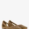 Ballerine Traforate Feather Caramello