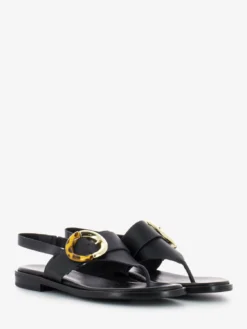 Sandali Infradito London Turtle Nero