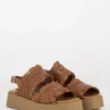 Sandali Platform Venezia Light Sole Cognac