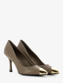 Décolleté Con Dettaglio Dorato Acero