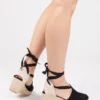 Espadrillas Valencia Lona Nero