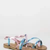 Sandali Laminati Old Pink / Acqua