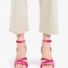 Sandali Miranda Velluto Fuxia