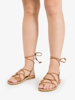 Sandali Schiava Vitello Cuoio