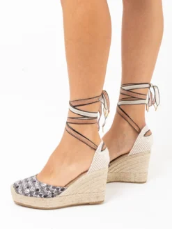 Espadrillas Tessuto Fantasia Grey