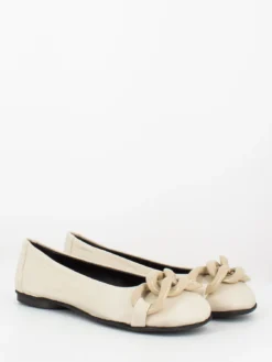 Ballerine Vegetal Sabbia Con Catena