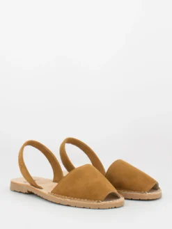 Sandali Ante Cognac In Suede