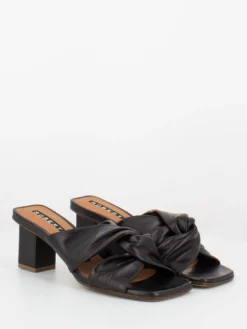 Sandali Ambrosia In Nappa Nera