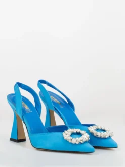 Chanel Sky In Raso Con Cinturino E Maxi Strass