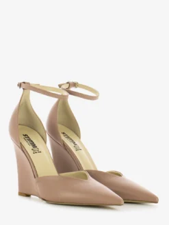 Sandalo Con Cinturino Naturale